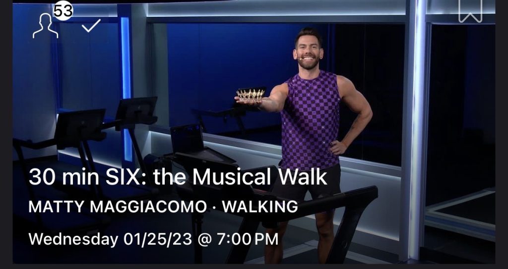 Matty Maggiacomo Broadway class thumbnail for the 30 min SIX the Musical Walk with Matty holding a crown