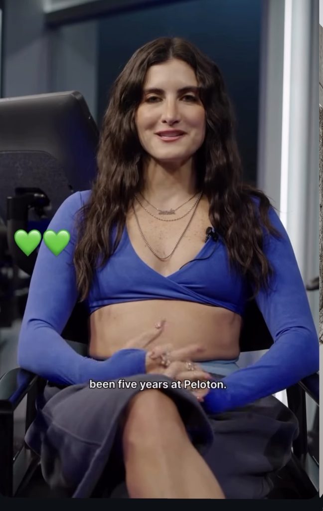 Camila's Greatest Hits Collection anniversary video with Camila Ramón at Peloton Studios