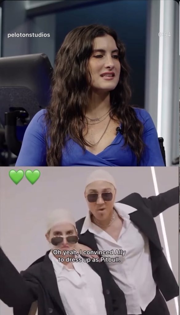 Camila's Greatest Hits Collection video clip of Camila and Ally dressed as Pitbull