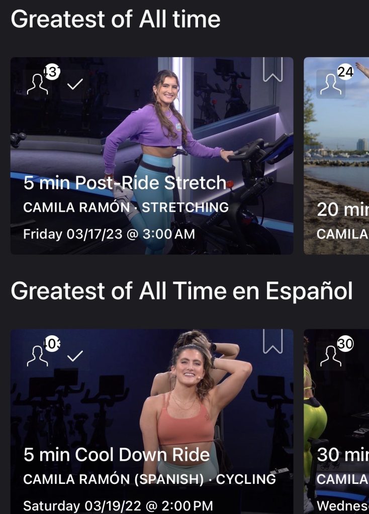 Camila's Greatest Hits Collection rows including Greatest of All Time en Español