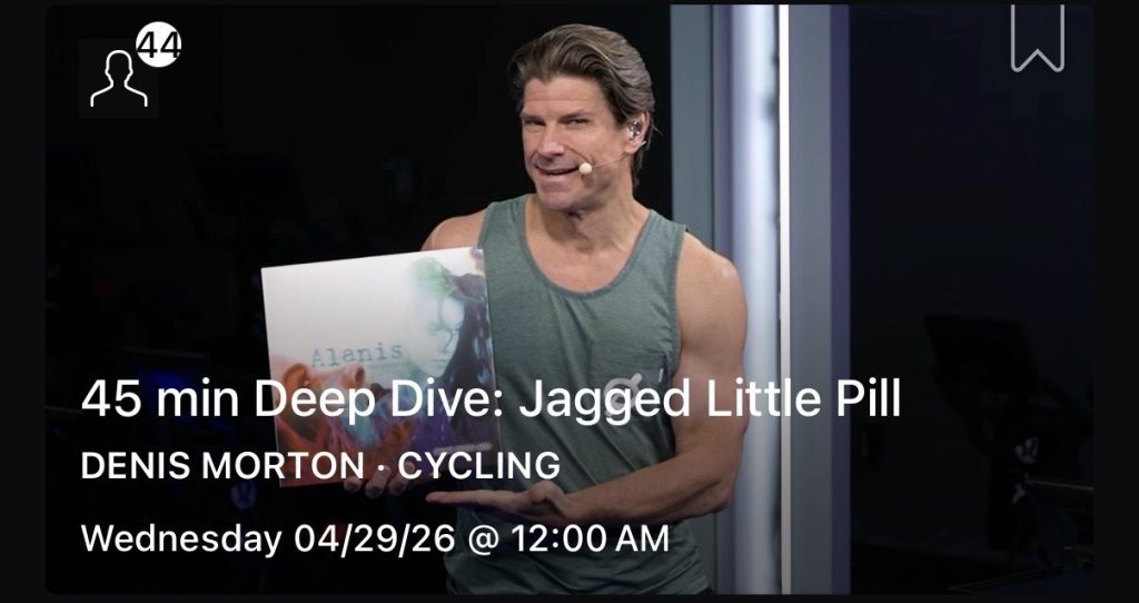 Denis Morton Deep Dive Purple Rain follows the 45 min Deep Dive Jagged Little Pill ride from April 29, 2026