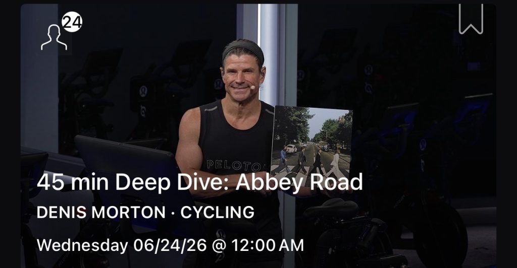 Denis Morton Deep Dive Purple Rain comes after the 45 min Deep Dive Abbey Road ride from June 24, 2026