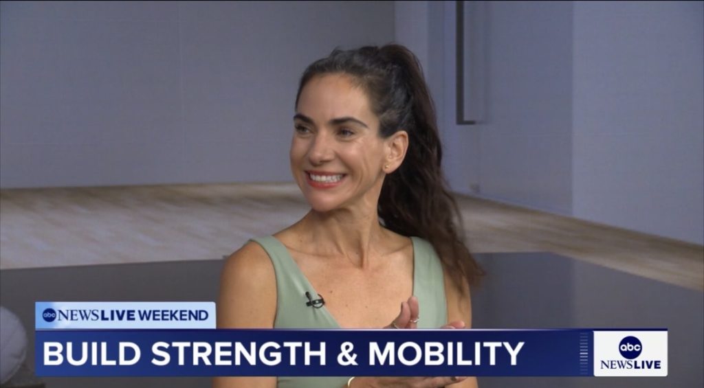 Mariana Fernandez ABC News interview explaining how recovery starts with the warm-up