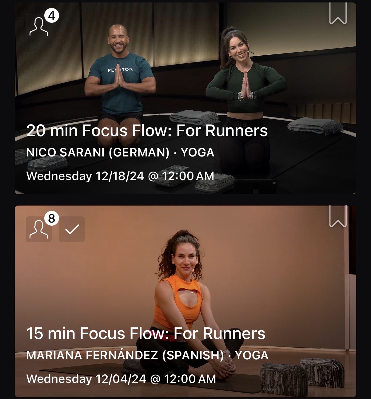Focus Flow for Runners classes with Denis Morton and Zacharias Niedzwiecki plus Mobility for Runners Stretching