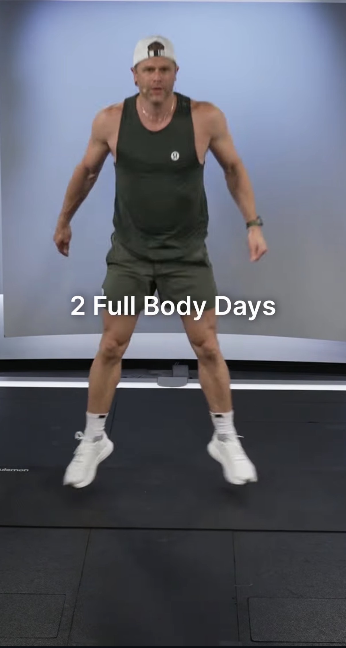 Countdown to Turkey Burn 2026 Full Body strength day on the Peloton mat