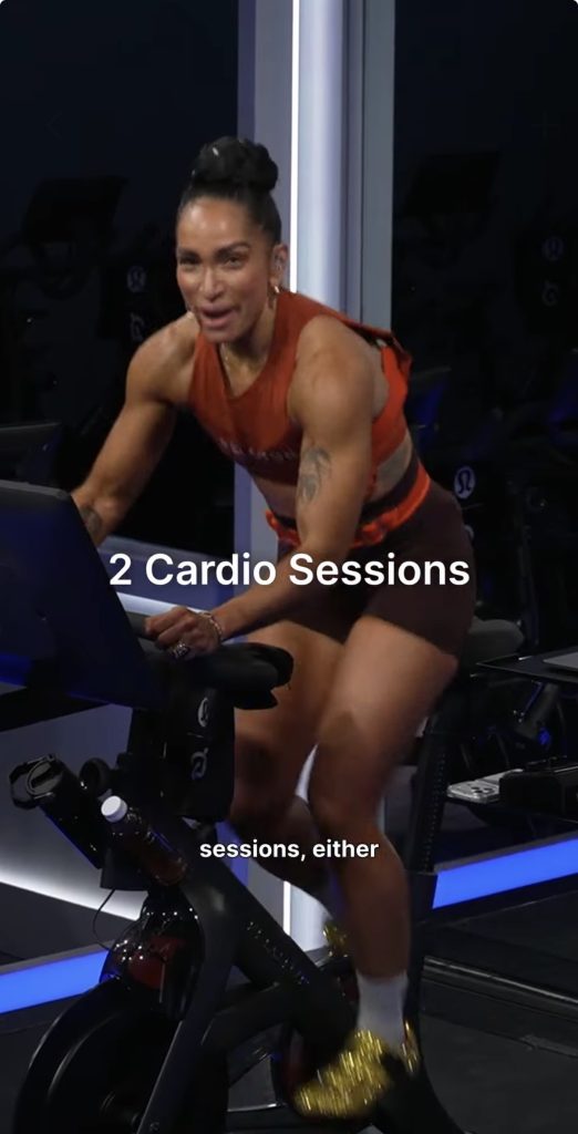 Countdown to Turkey Burn 2026 cardio session on the Peloton Bike