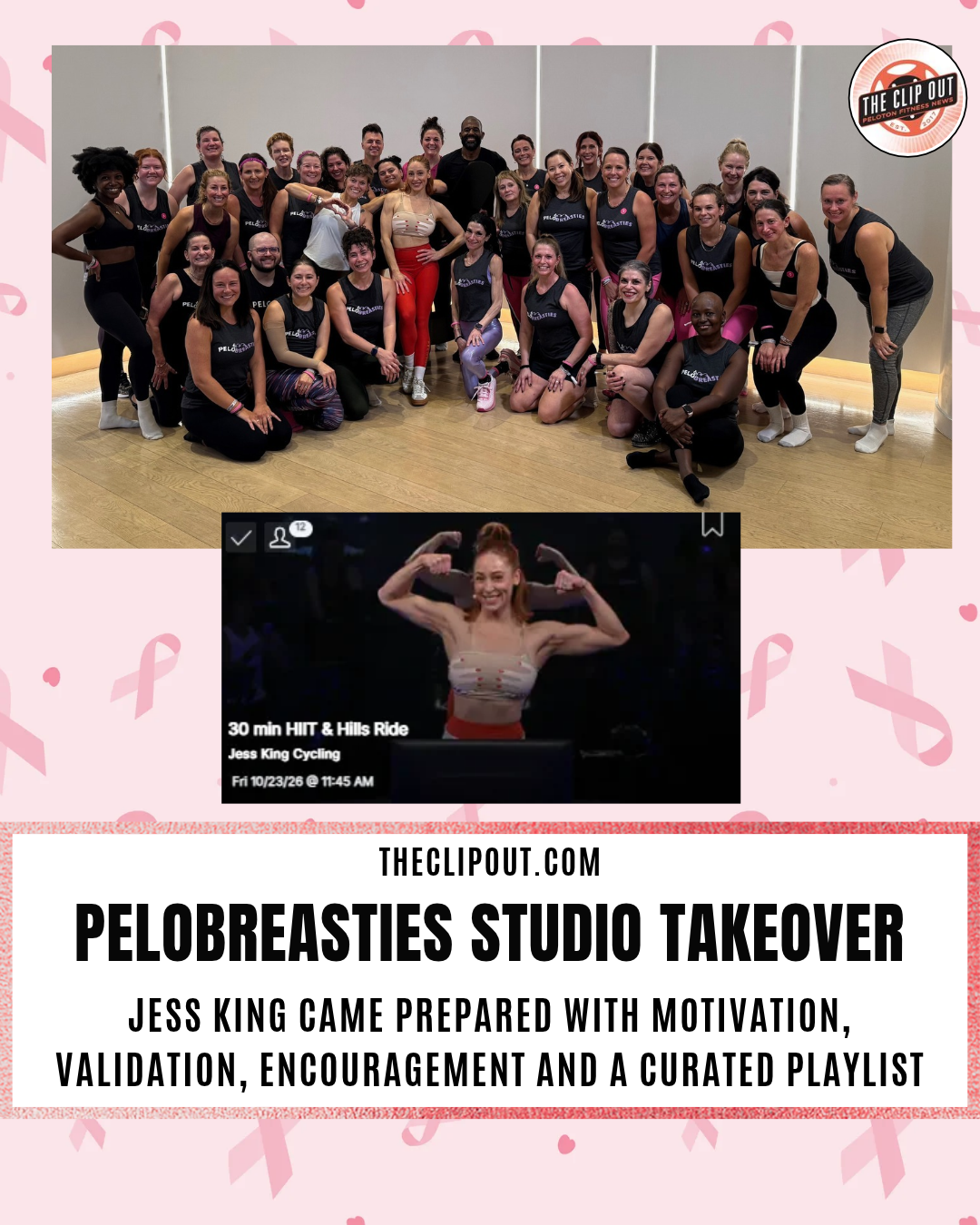 PeloBreasties Studio Takeover with Jess King