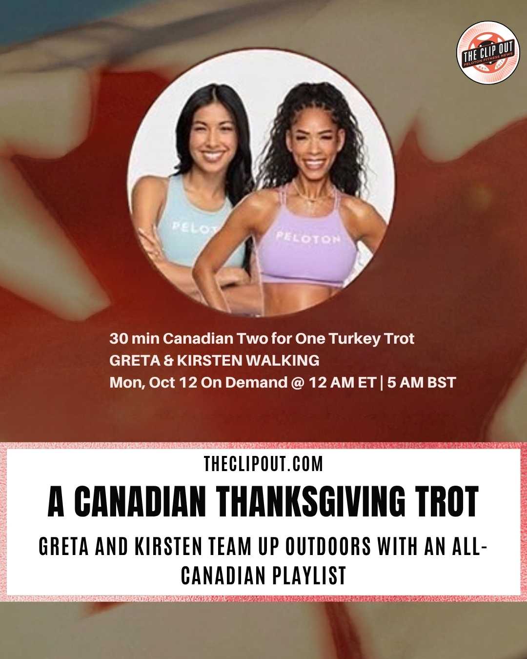 Peloton Canadian Thanksgiving