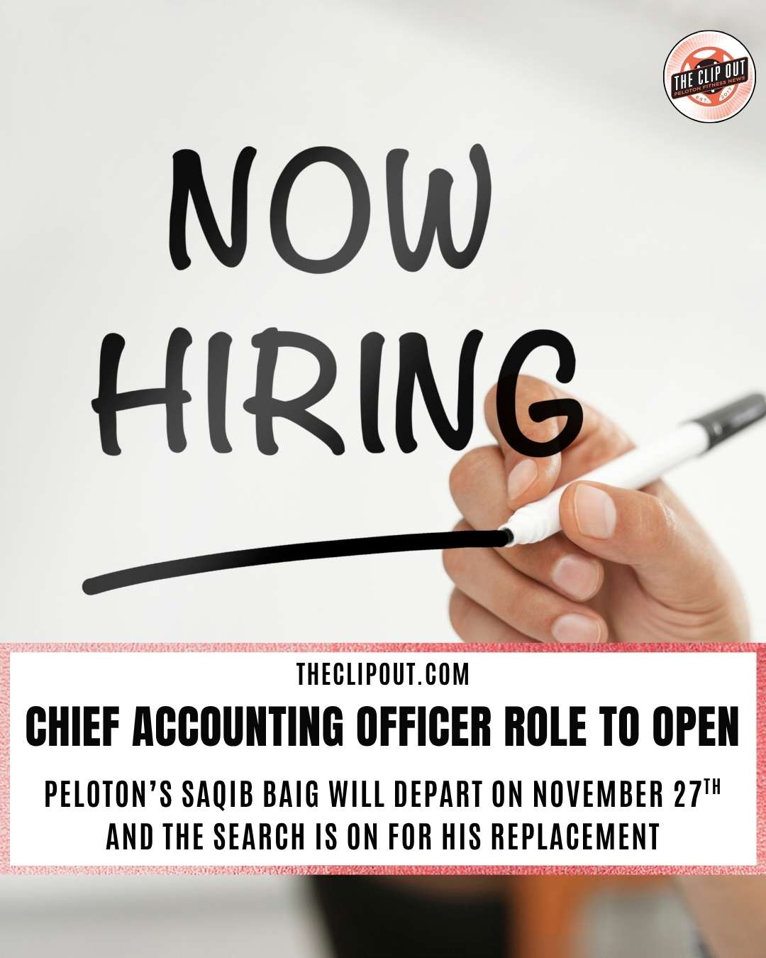 Peloton Chief Accounting Officer to Exit Nov. 27
