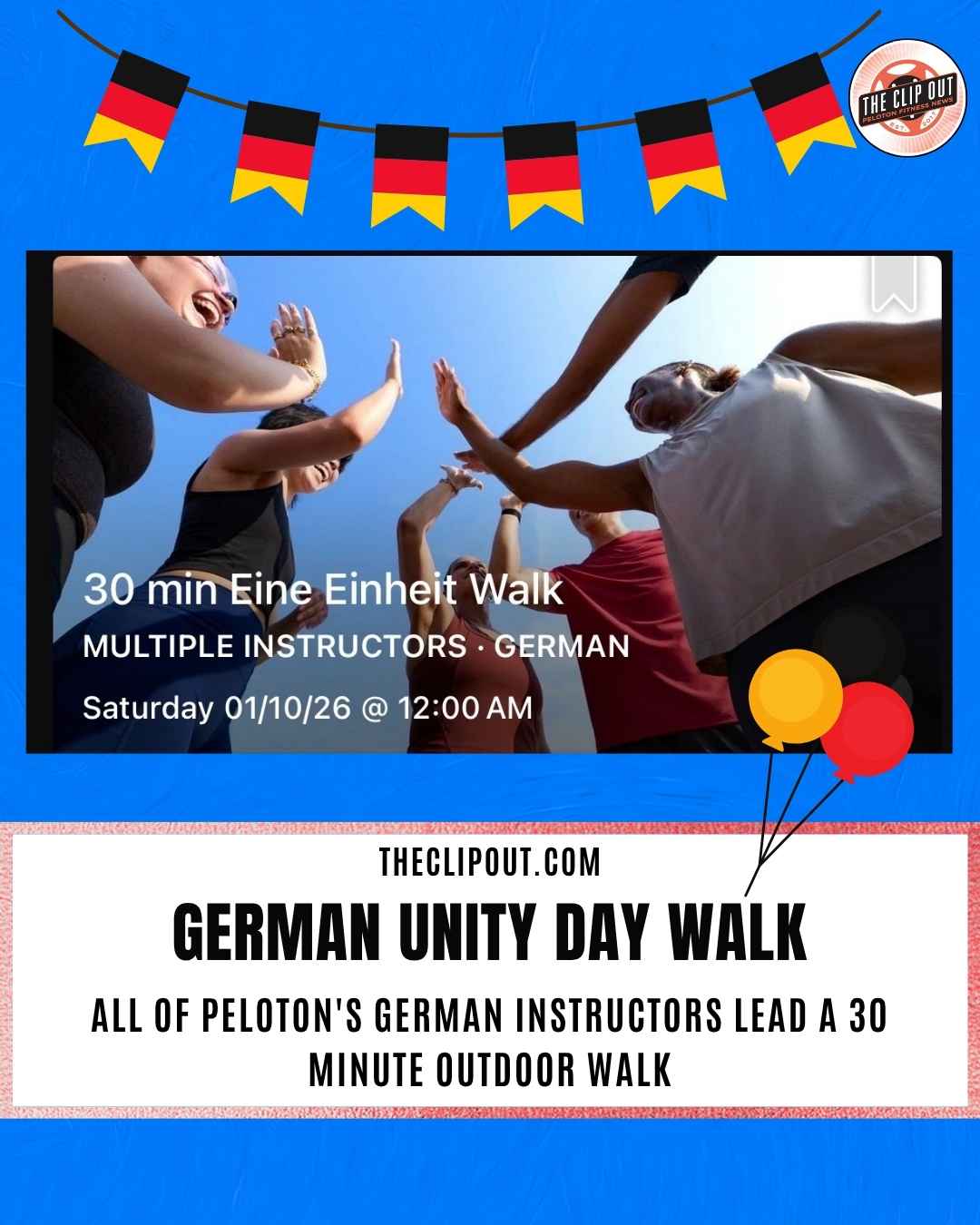 Peloton German Unity Day