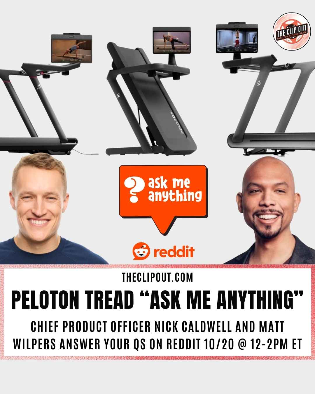 Peloton Tread AMA Set for Oct. 20 on Reddit (1)