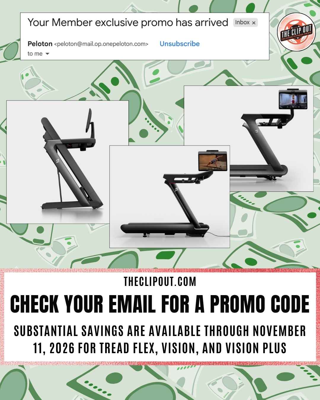 Peloton Tread Promo Code Save up to $1,400 Until Nov. 11 (1)