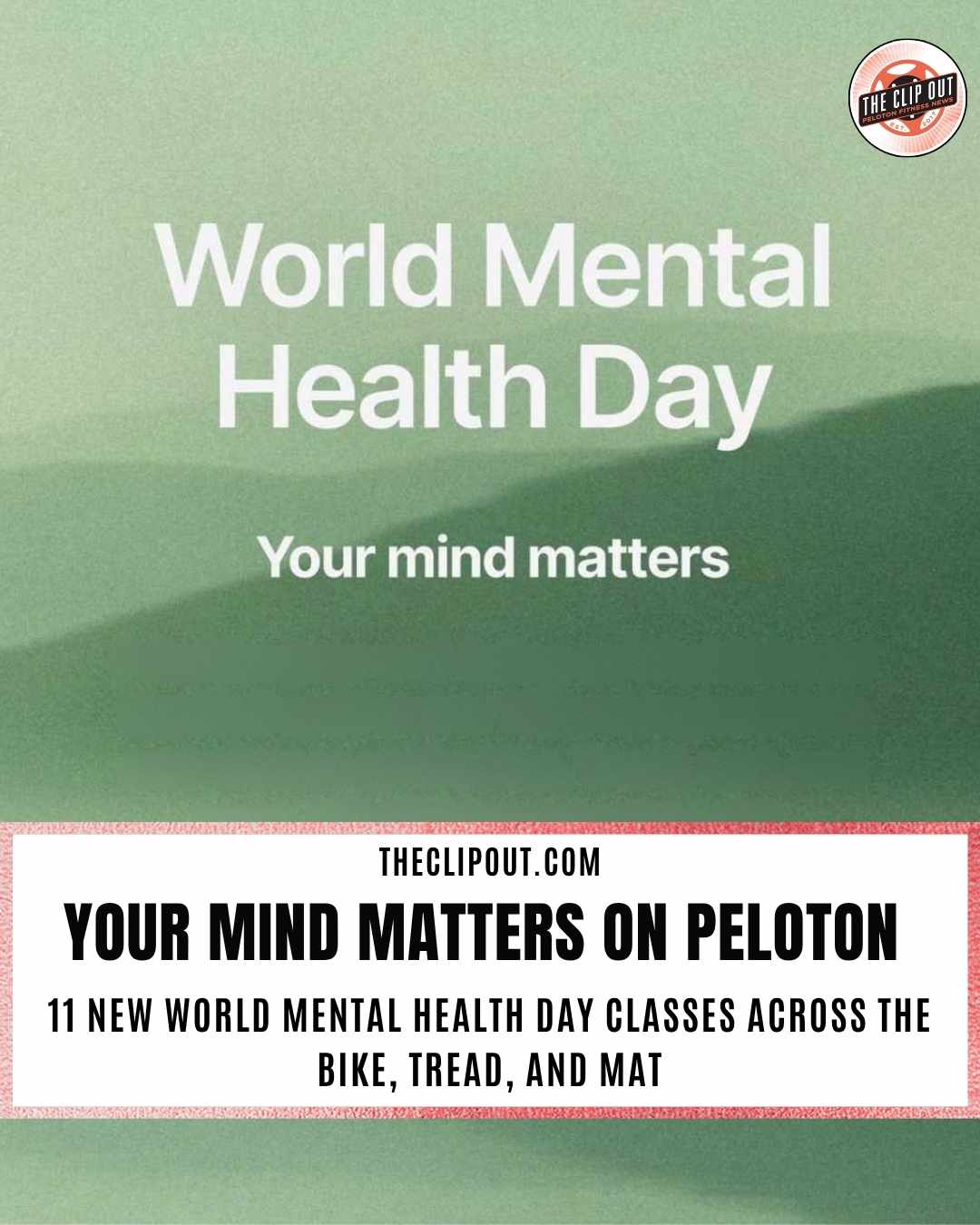 Peloton World Mental Health Day 2026