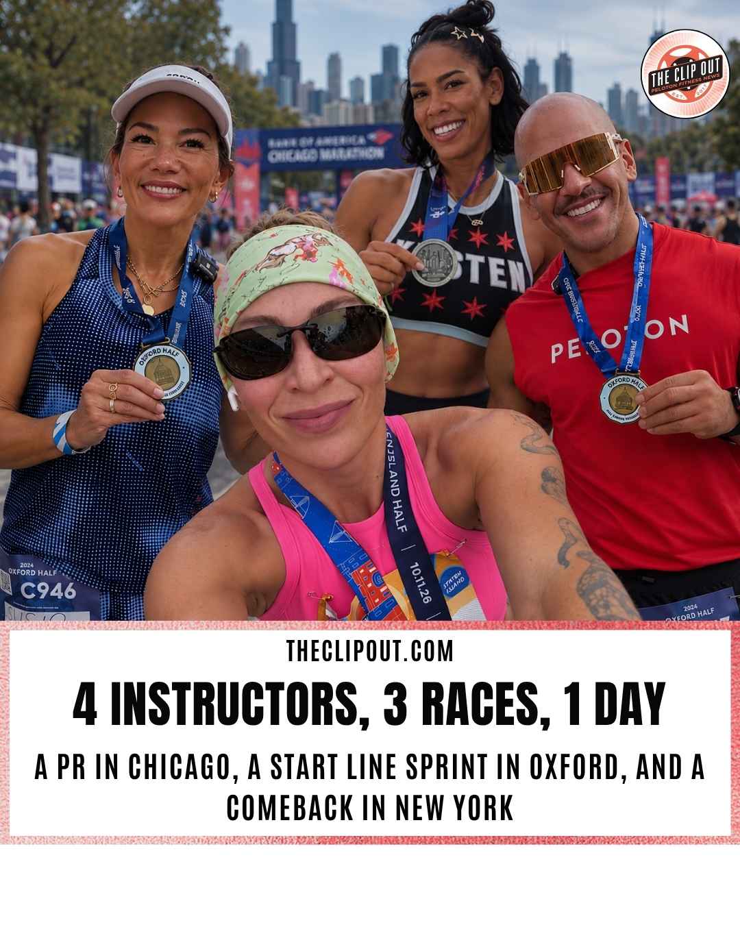 Peloton instructors race weekend