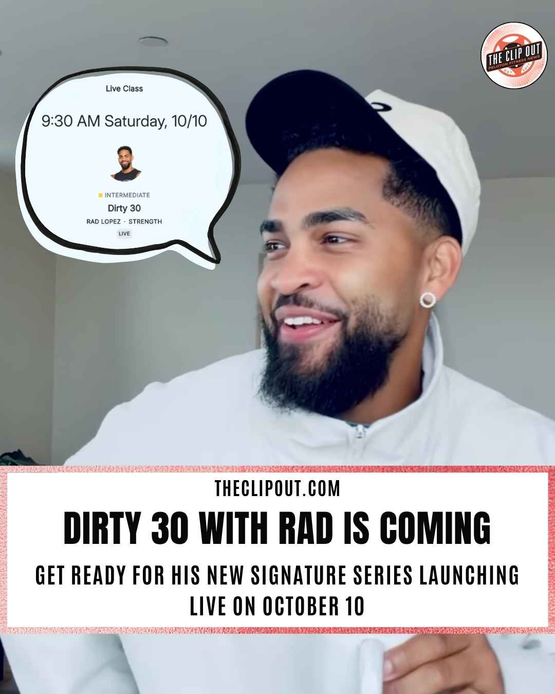 Rad Lopez Dirty 30 Series Launches Live on 10 10