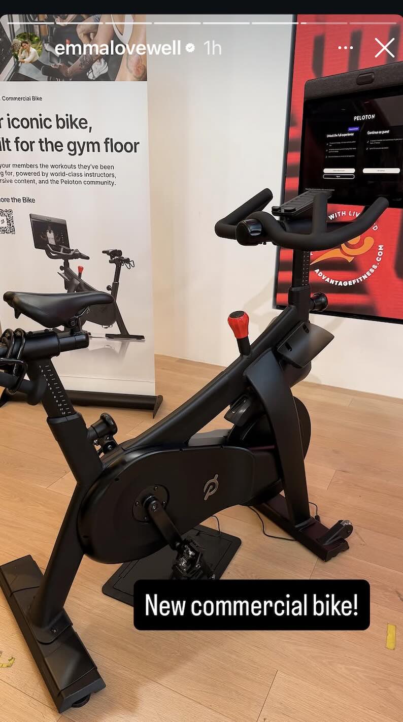 Peloton Commercial Series demo at Peloton HQ featuring Emma Lovewell and new Bike and Tread