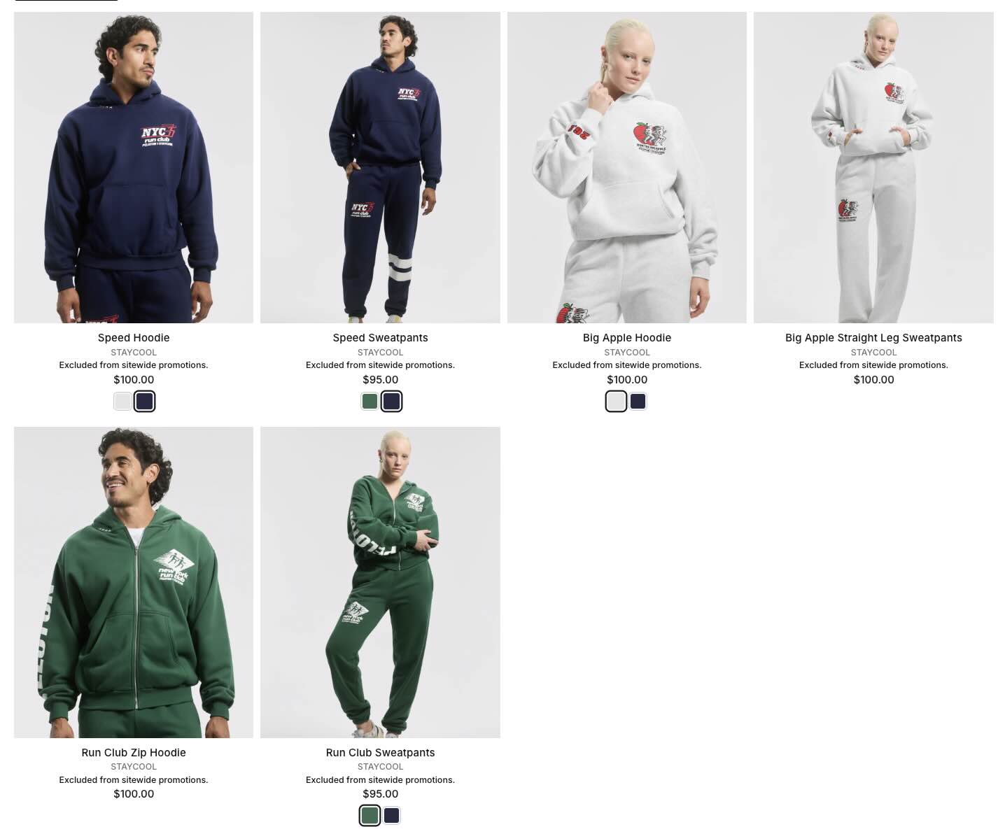 Peloton x Staycool Collection pieces