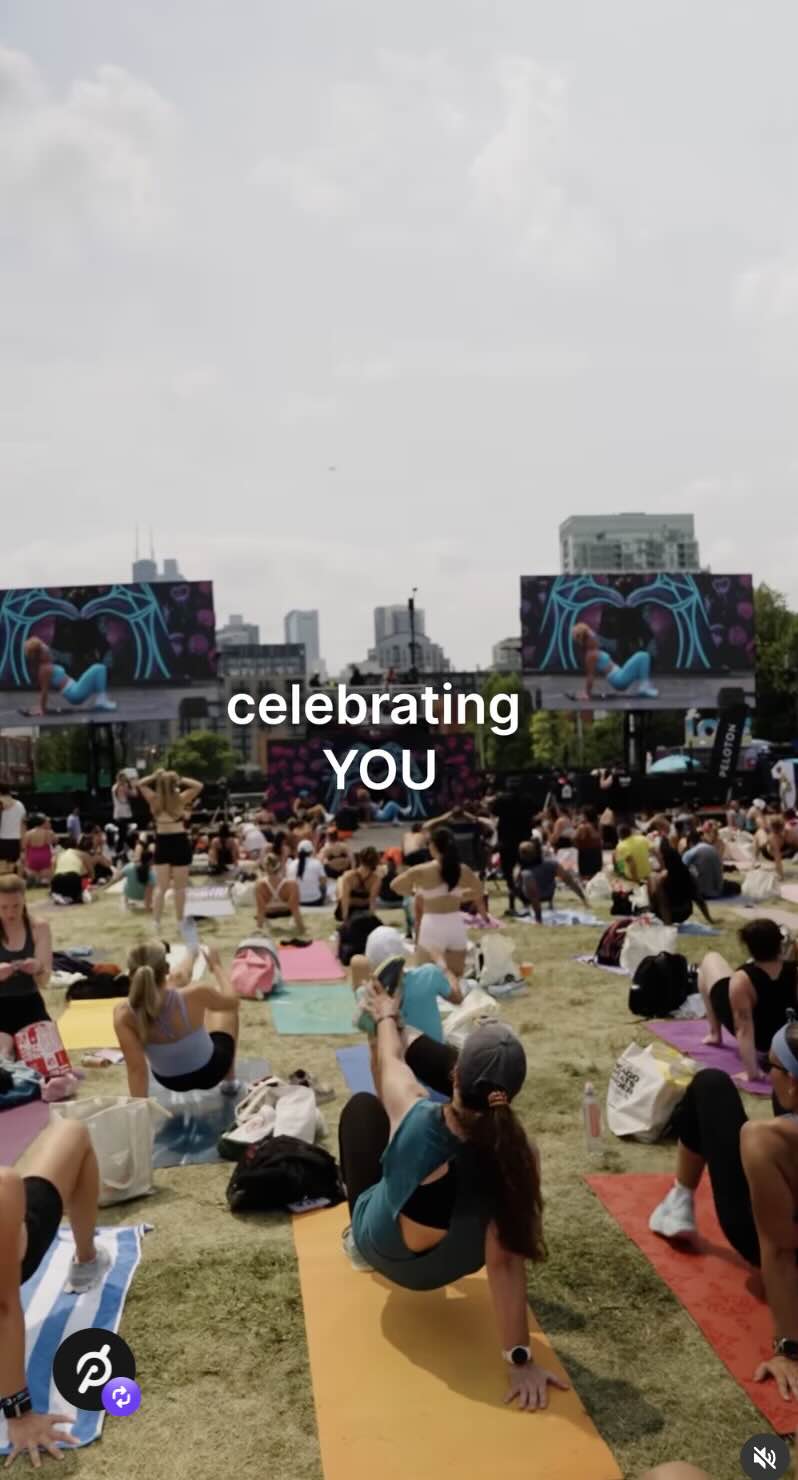 Peloton Gratitude Season video clip