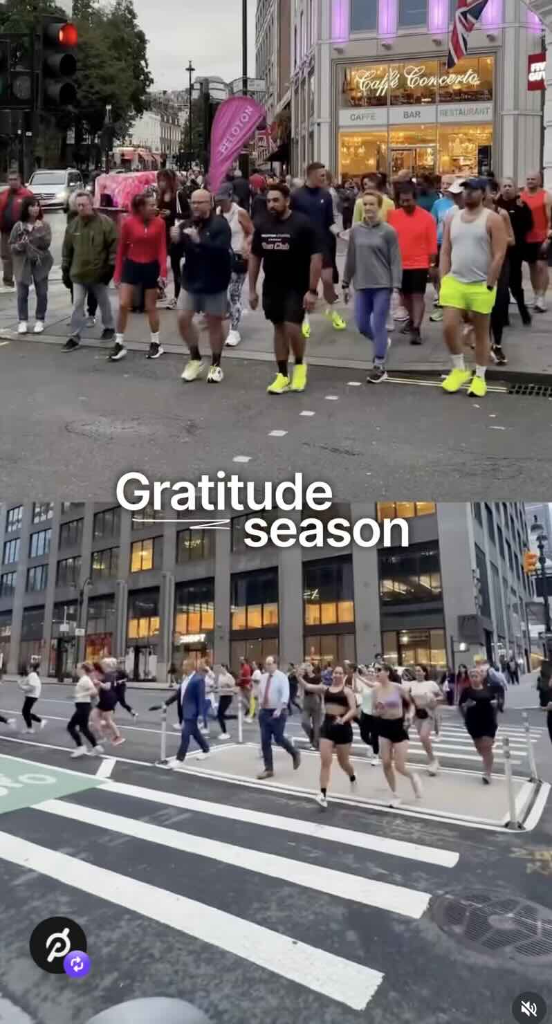 Peloton Gratitude Season video clip
