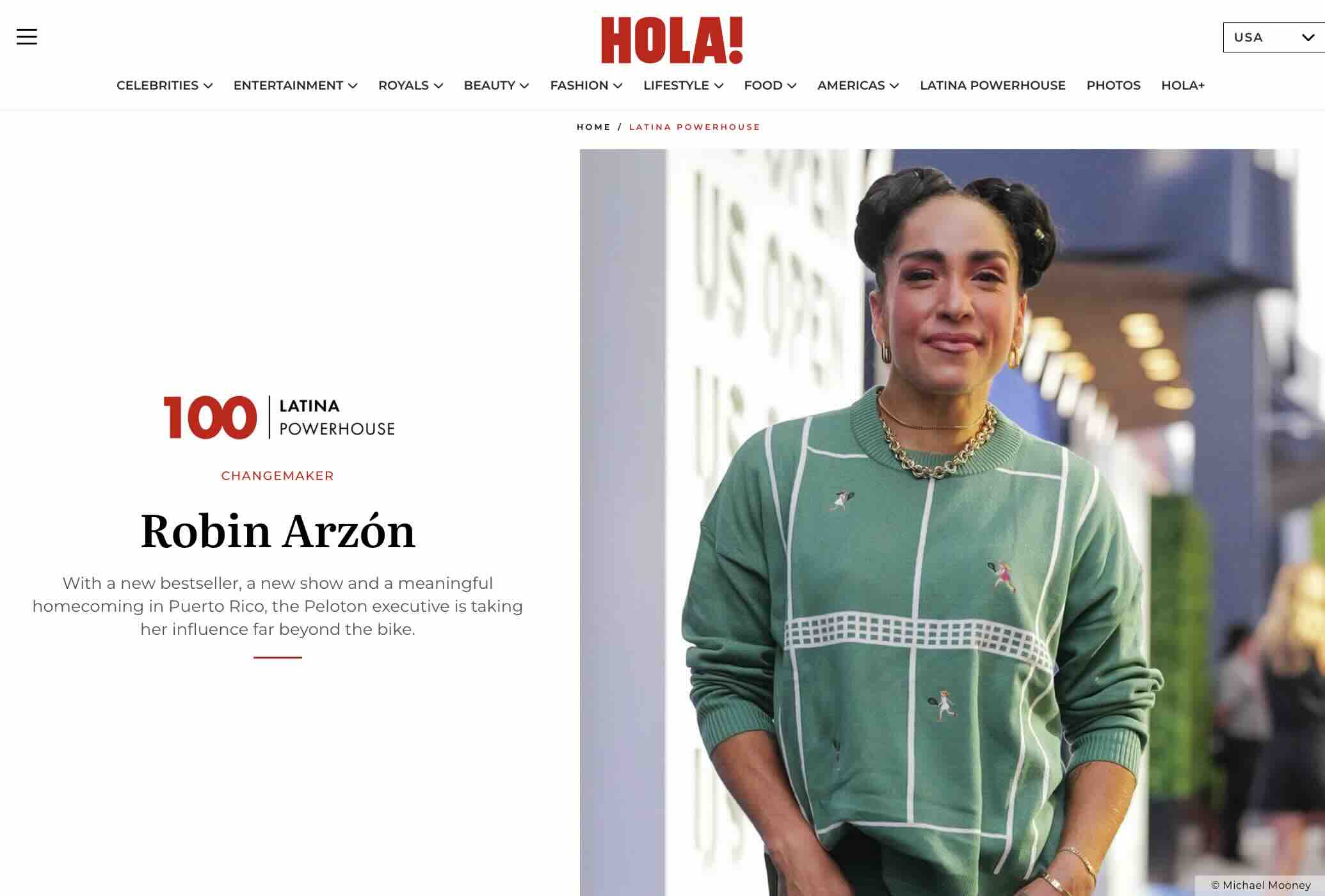 Peloton instructors Robin Arzón and Camila Ramón on the Latina Powerhouse 2026 list