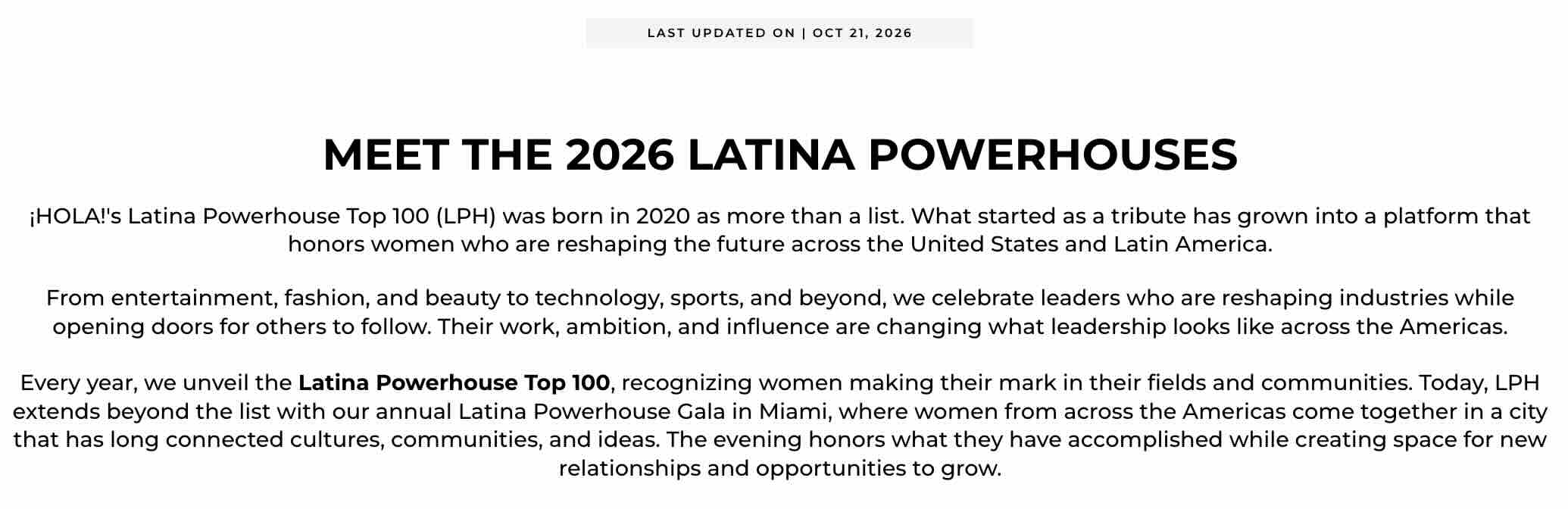 Peloton instructors Robin Arzón and Camila Ramón on the Latina Powerhouse 2026 list