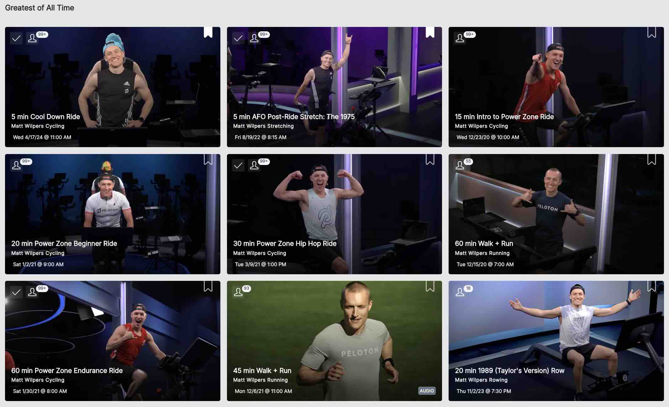 Matt Wilpers Greatest Hits Collection section view