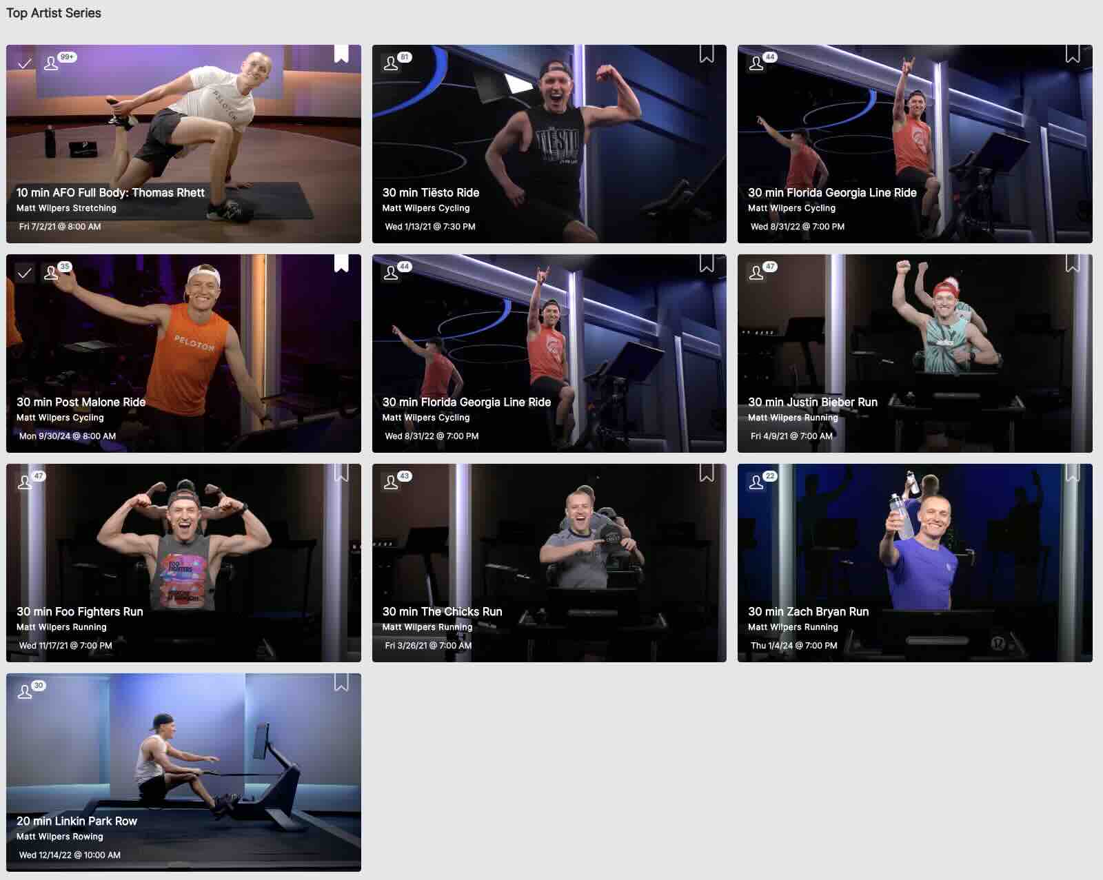 Matt Wilpers Greatest Hits Collection section view