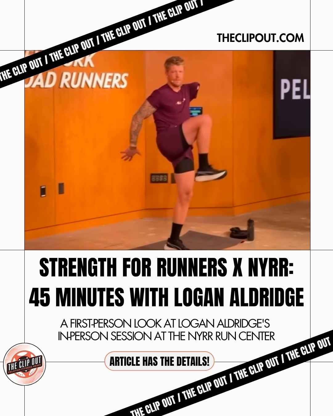 Strength For Runners class - NYRR Logan Aldridge