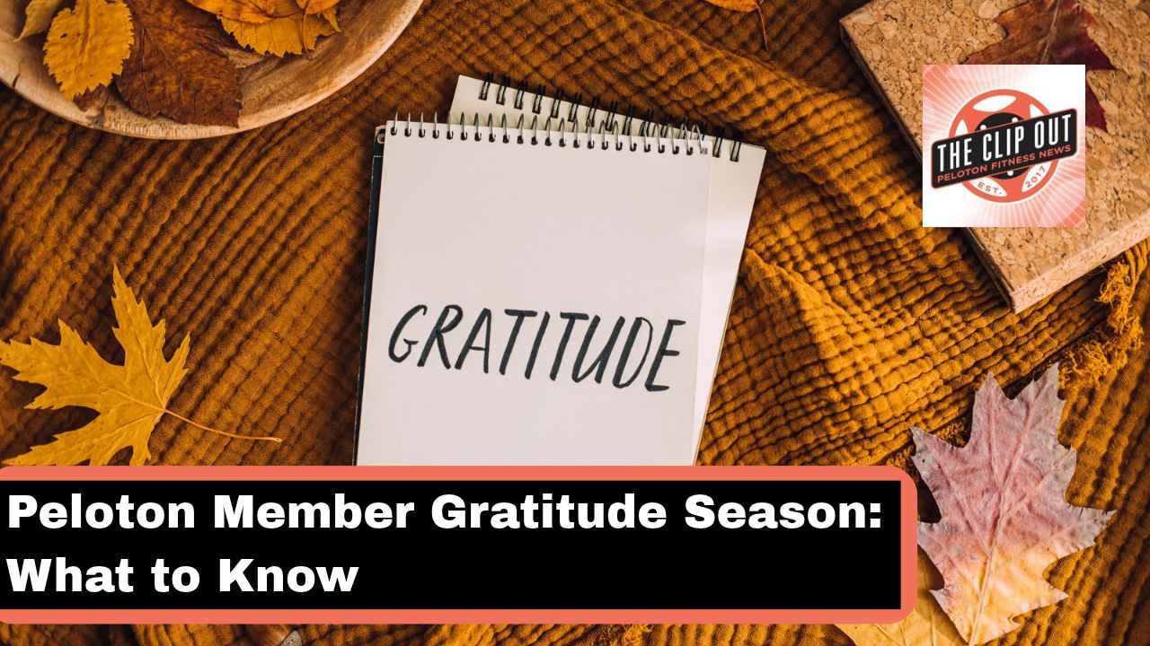 Peloton member gratitude season