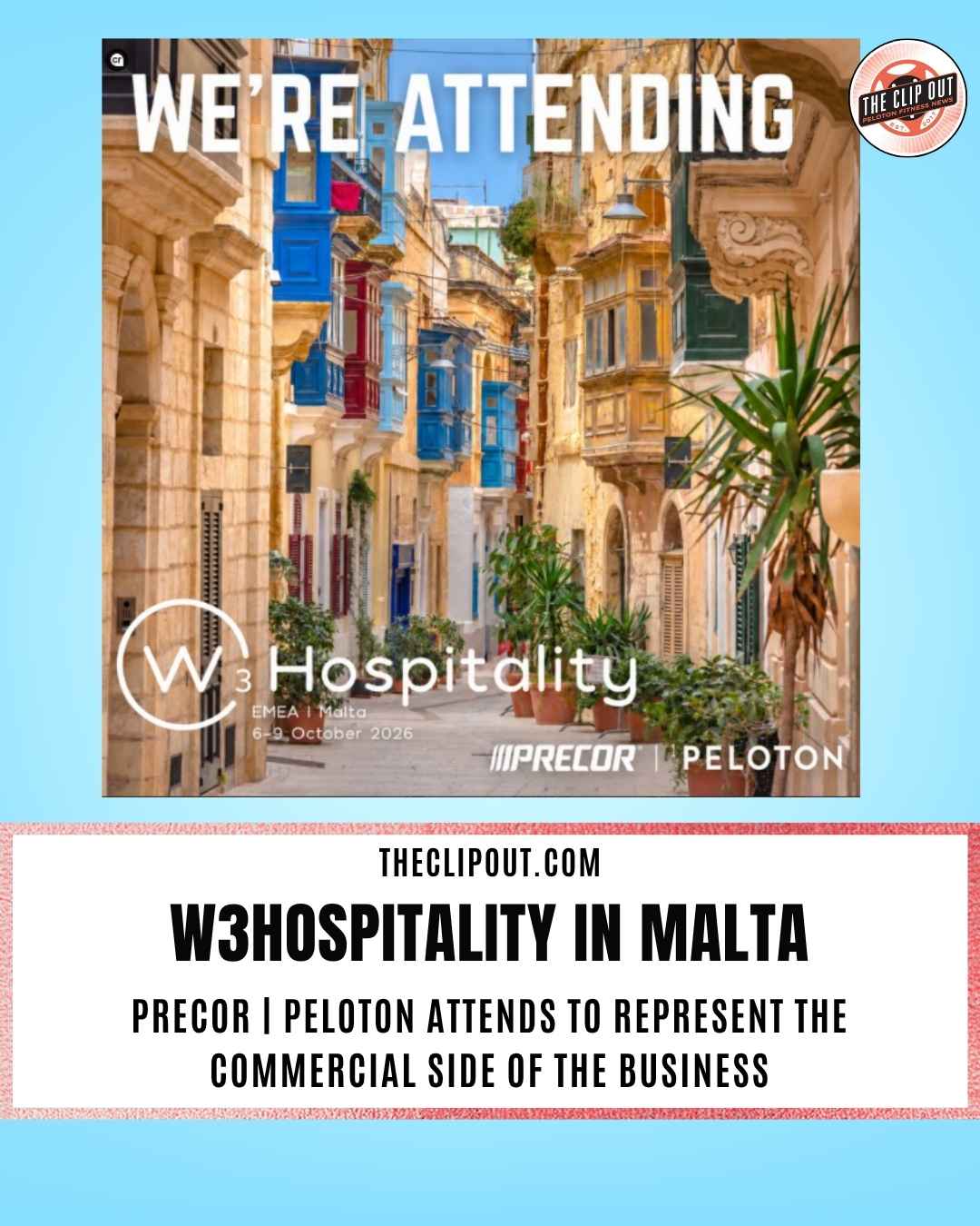 W3Hospitality EMEA, Precor Peloton to attend